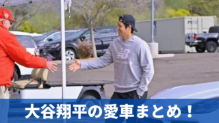 2023現在！大谷翔平の愛車はポルシェ！型番は？初めて車はテスラだった！