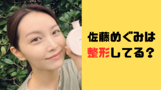 佐藤めぐみは整形してるの？昔の画像と比較！痩せてメイクが変化した？